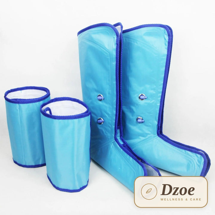 Dzoe Flow air compression leg massager – detail view