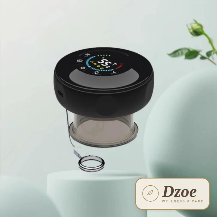 Dzoe Glow cupping massager with red light therapy