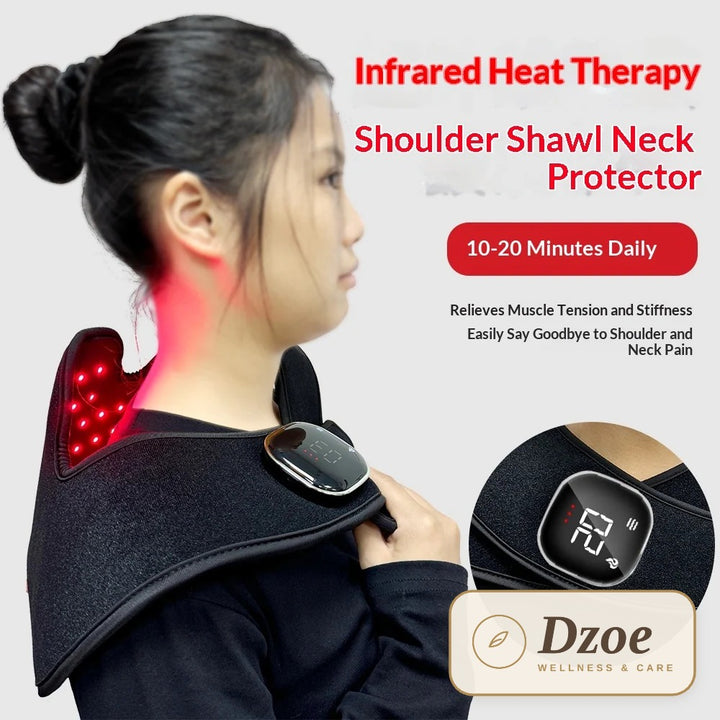 Dzoe Restore red light therapy cape – detail view